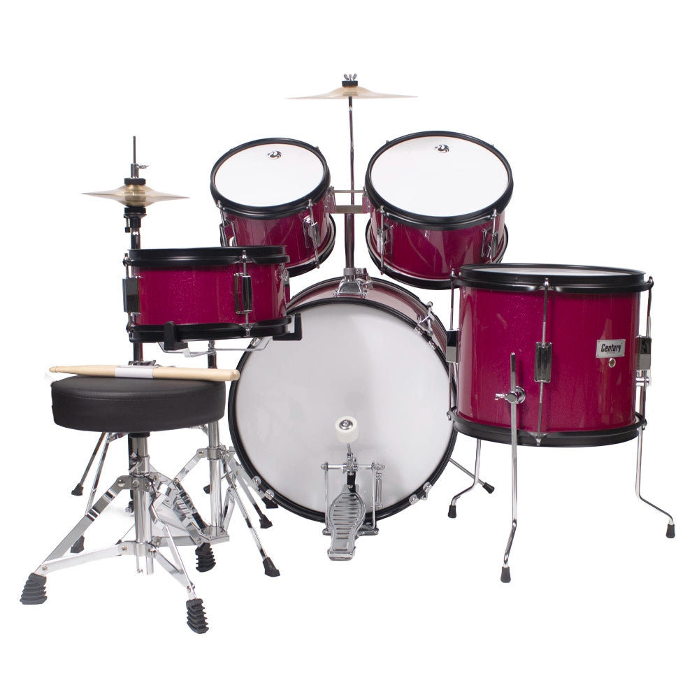 Century Cnbt015 BaterÍa Junior Rosa 5 Piezas Aro Negro