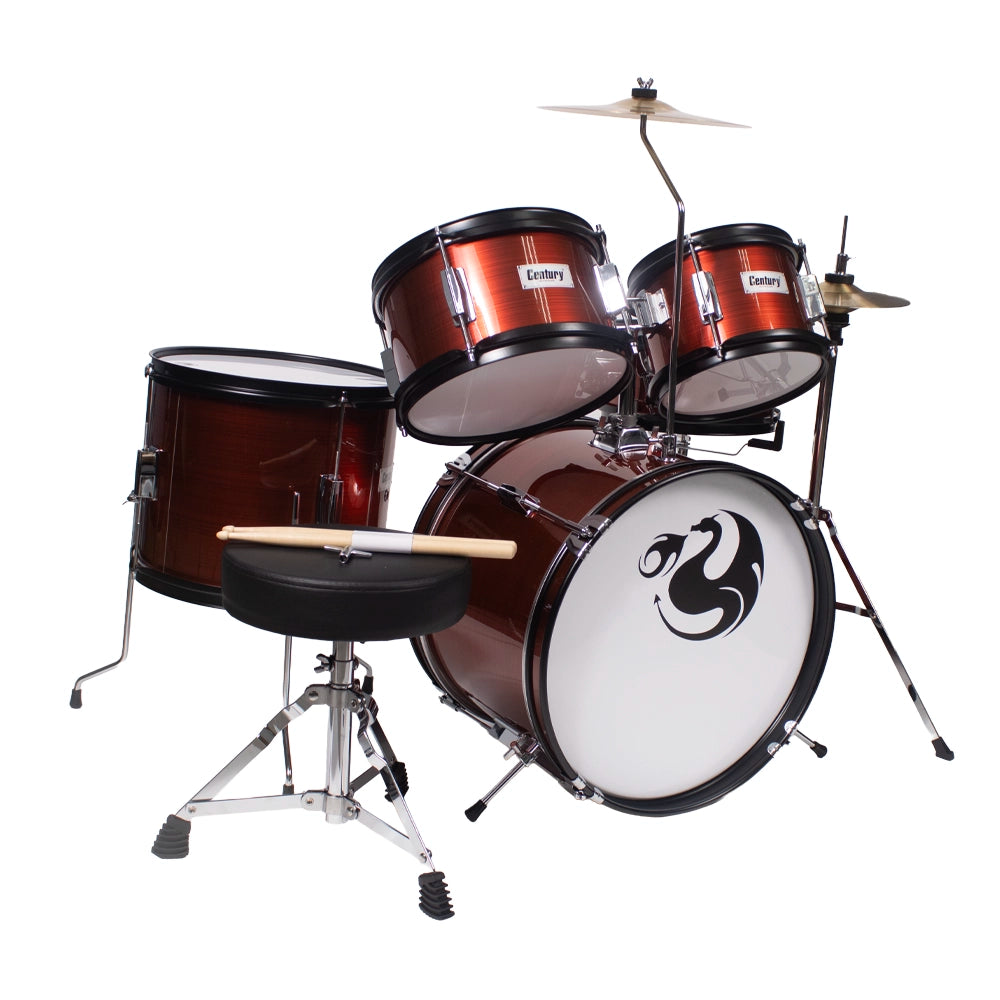 Century Cnbt040 BaterÍa Junior Marrón Rayado 5 Piezas Aro Negro