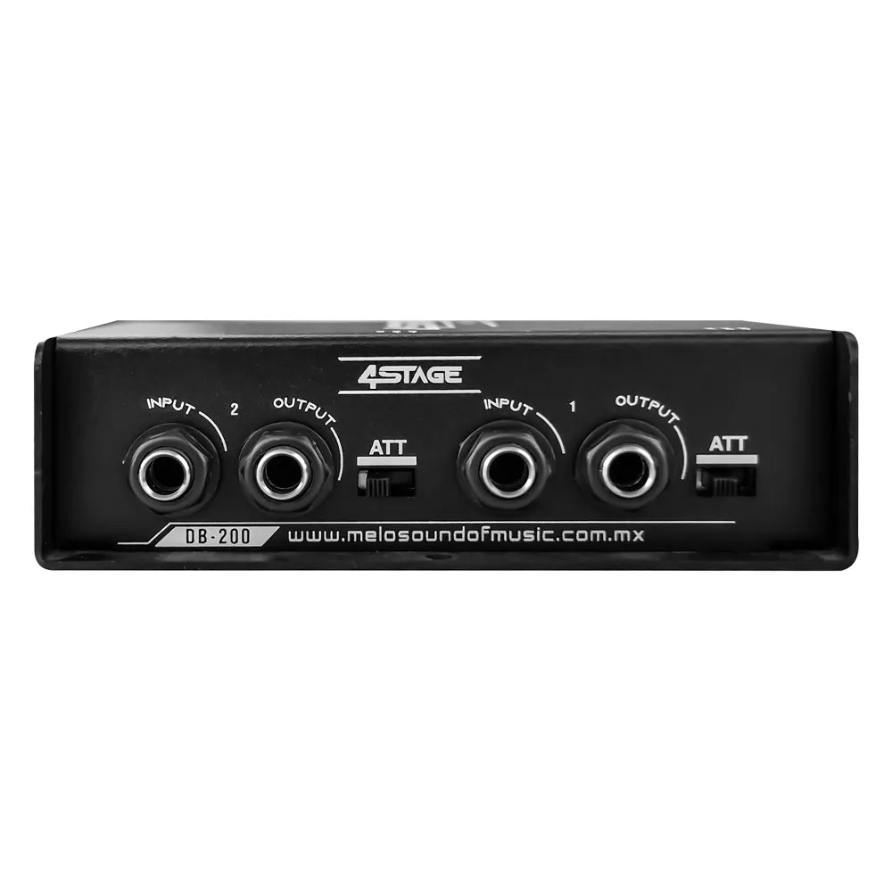 Melo DB200 Caja Directa Pasiva Doble Canal