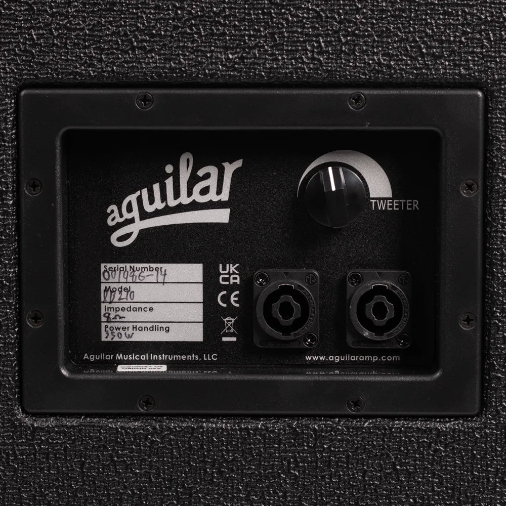 Aguilar DB2108CB Gabinete para Bajo 2X10" 8 Ohm Negro Clásico