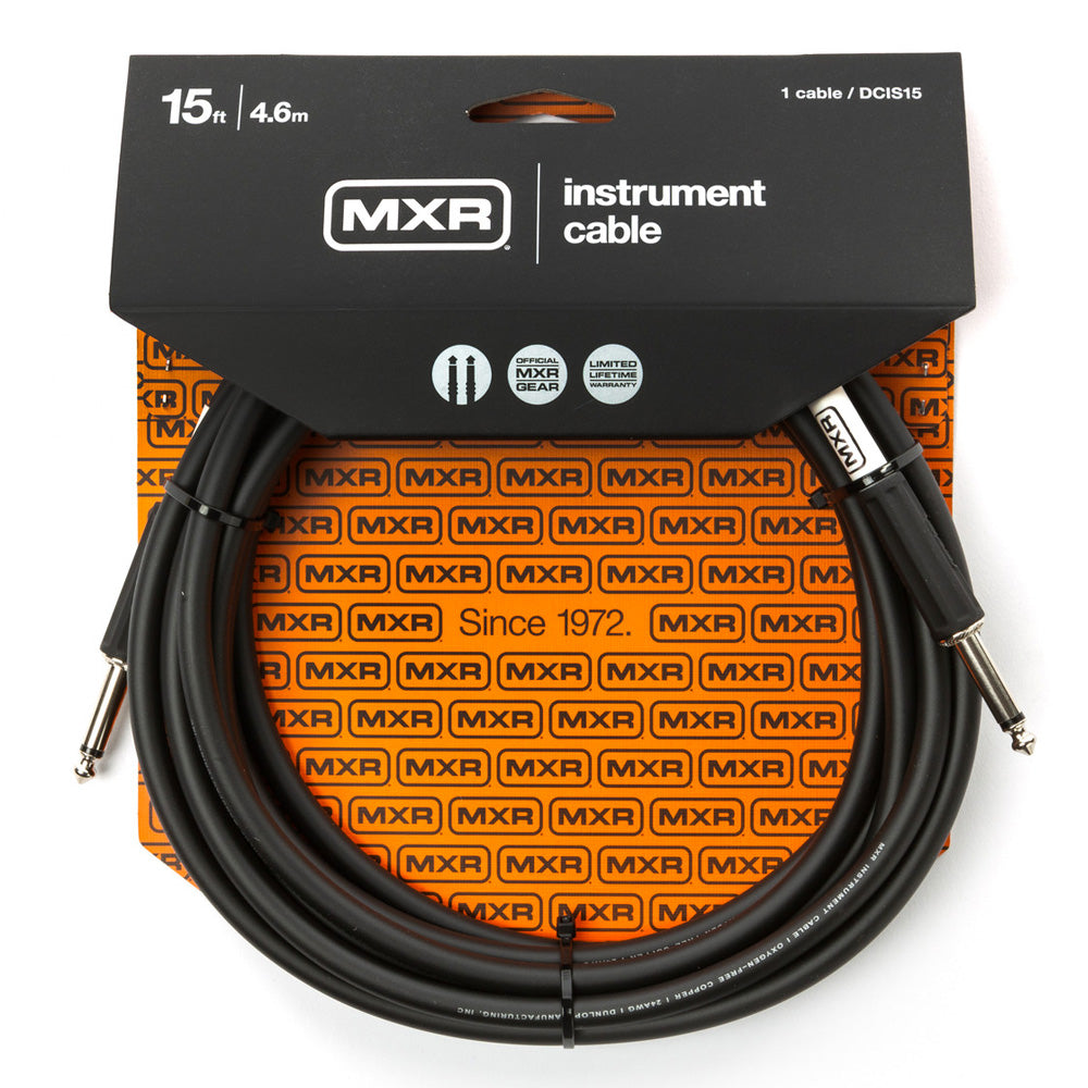 Cable Mxr Dcis15 4.57 Mts Negro Recto-Recto DCIS15