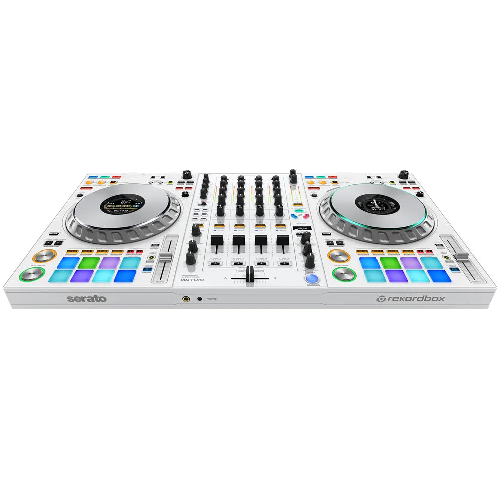 Pioneer DDJFLX10W Controlador Profesional de DJ de 4 Canales