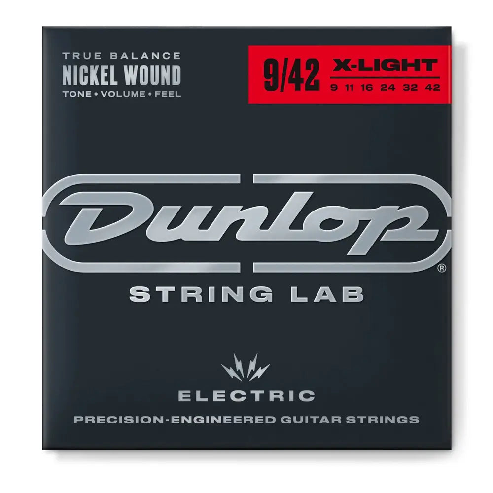 Dunlop DEN0942 Encordadura Guitarra Eléctrica Light 9/42 Niquel