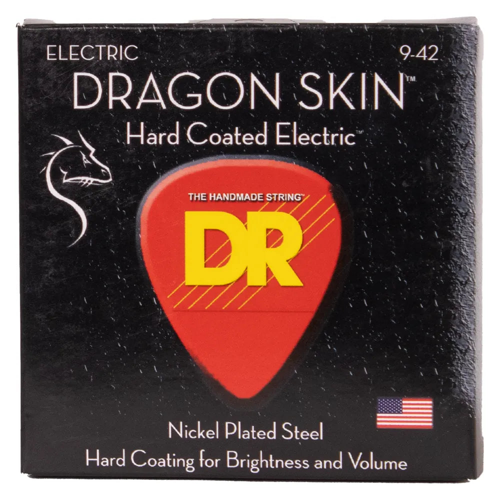 Dr Dse9 Encordadura Guitarra Eléctrica 9/42 Light Dragon Skin