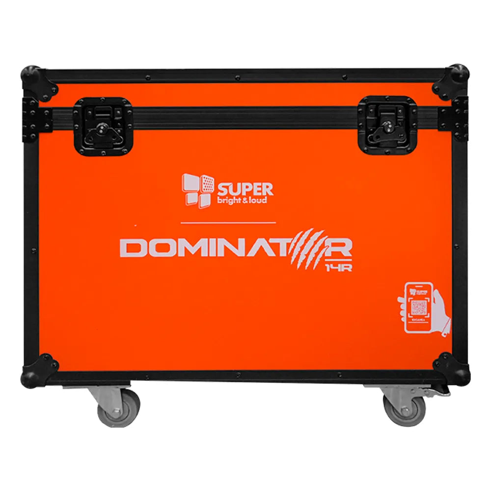 Iluminación Super Brigth Dominator14r Beam De 18 Canales Dmx Con Foco 14r Y 6 DOMINATOR14R con 2 piezas