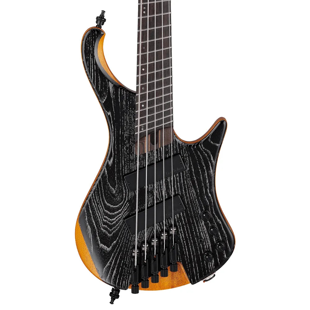 Ibanez EHB1135MSSKL Bajo Eléctrico EHB 5 Cuerdas Negro Veteado Con Funda