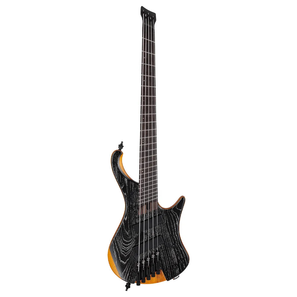 Ibanez EHB1135MSSKL Bajo Eléctrico EHB 5 Cuerdas Negro Veteado Con Funda
