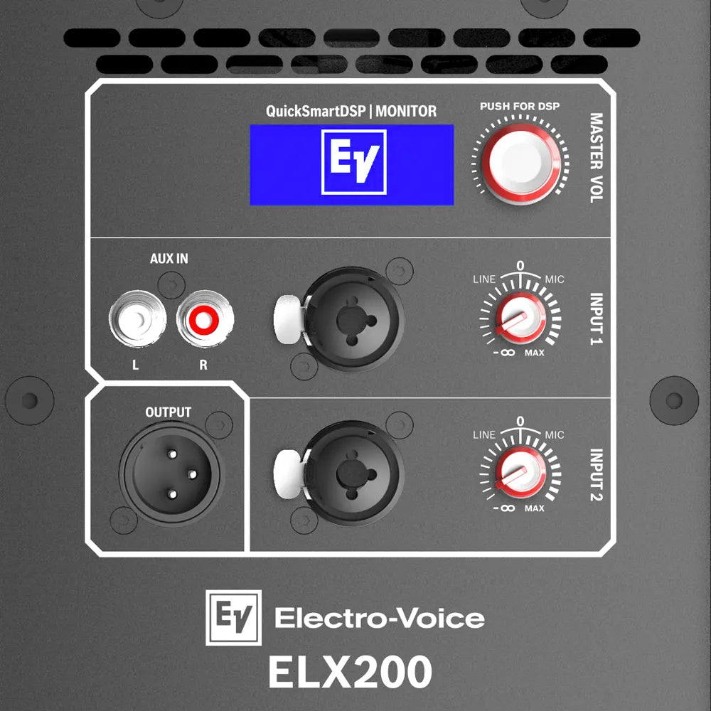 Bafle Amplificado ELX 15in 1200 W 2 vías ELECTROVOICE ELX20015P