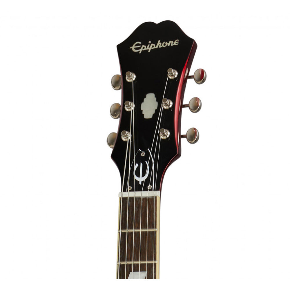 Guitarra Eléctrica Epiphone Eorsbunh1 Riviera Semi-Hollow Body Sparkling Burgundy EORSBUNH1