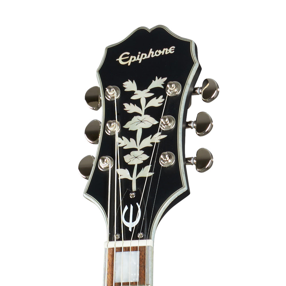 Guitarra Eléctrica Epiphone Ets2bagnb1 Emperor Swingster Hollowbody Negro Vintage Brillante ETS2BAGNB1
