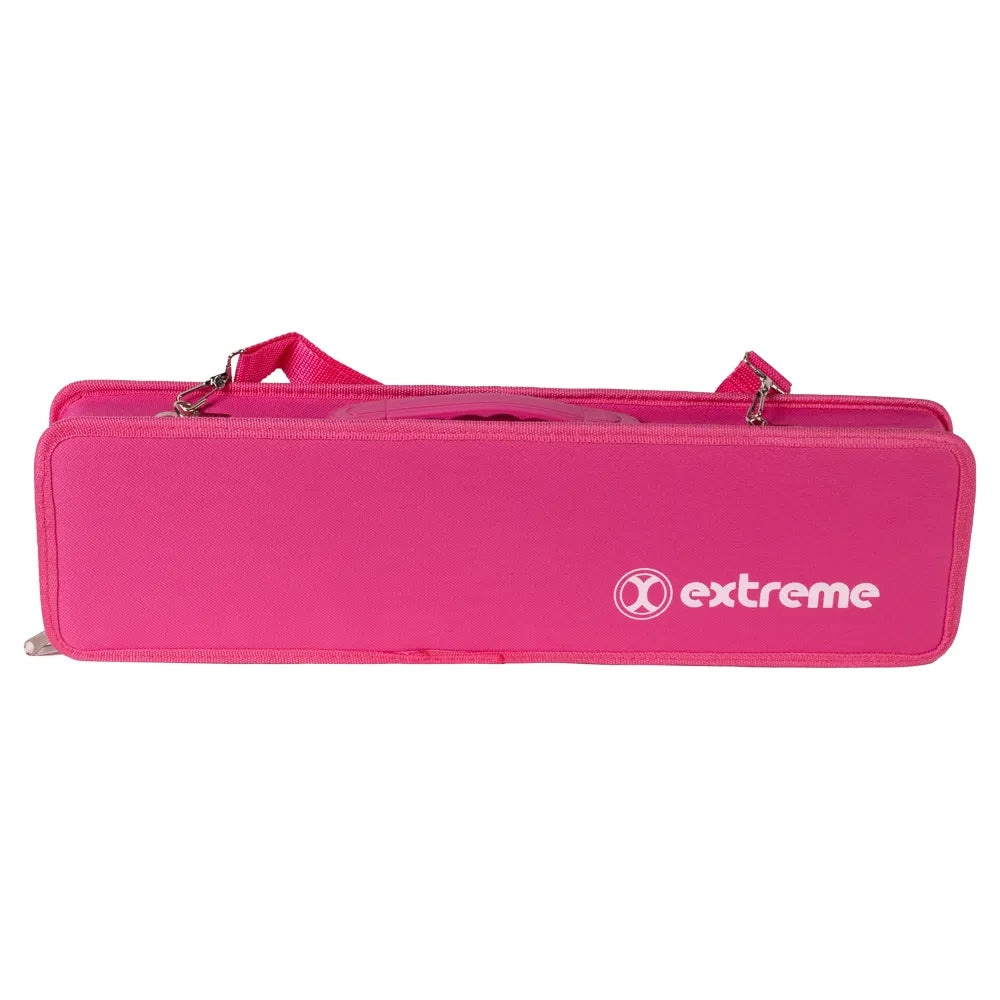 Extreme Exml010 Melódica 37 Teclas Rosa 3 Octavas con Estuche