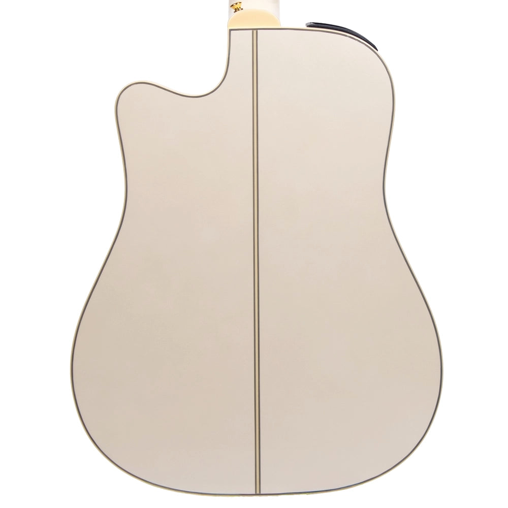Takamine GD37CE12PW Guitarra Electroacústica Dreadnought Blanco Perla c/Funda