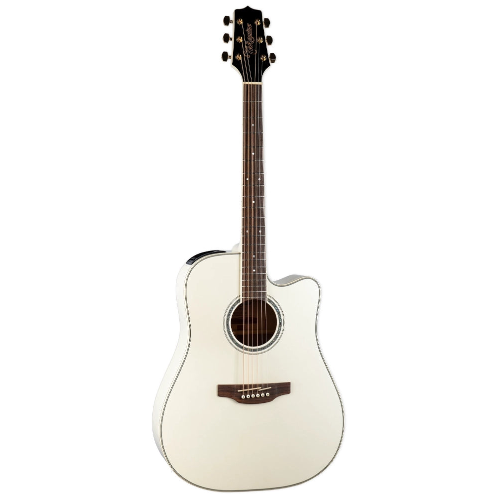 Takamine GD37CEPW Guitarra Electroacústica Blanco Perla con Funda