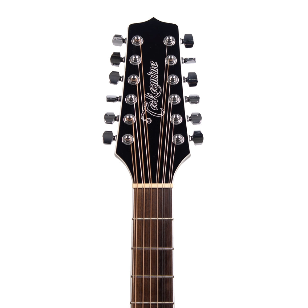 Takamine GD38CEBLK Guitarra Electroacústica Docerola Negra C/Funda