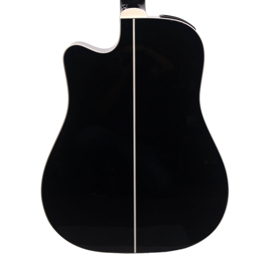 Takamine GD38CEBLK Guitarra Electroacústica Docerola Negra C/Funda