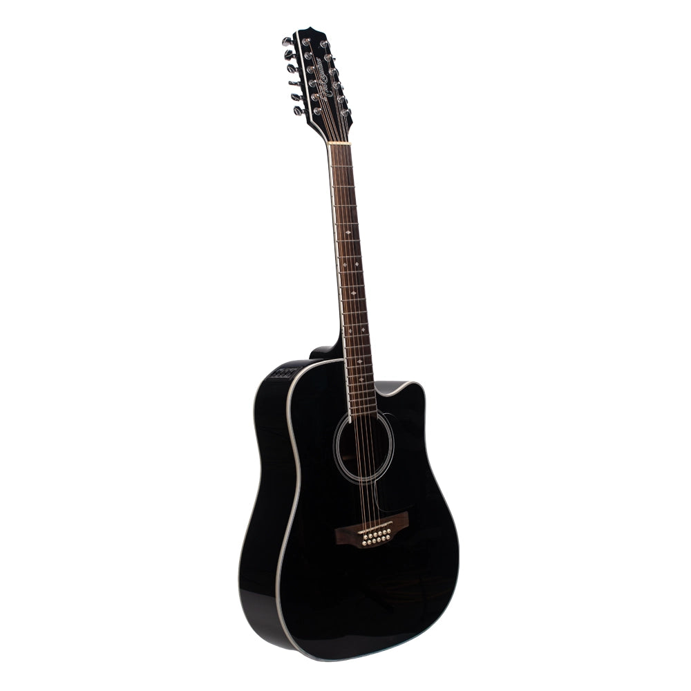 Takamine GD38CEBLK Guitarra Electroacústica Docerola Negra C/Funda