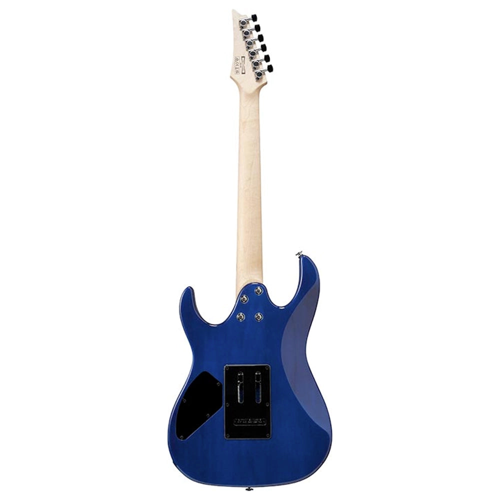 Ibanez GRX70QALTBB Guitarra Eléctrica GIO RG Zurda Azul Transparente Sombreado