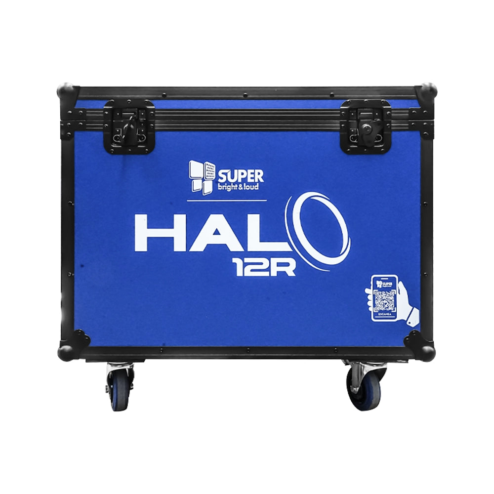 LitePro HALO12R Iluminación Estuche C/4 Cabezas Beam 12R más aro LED RGB