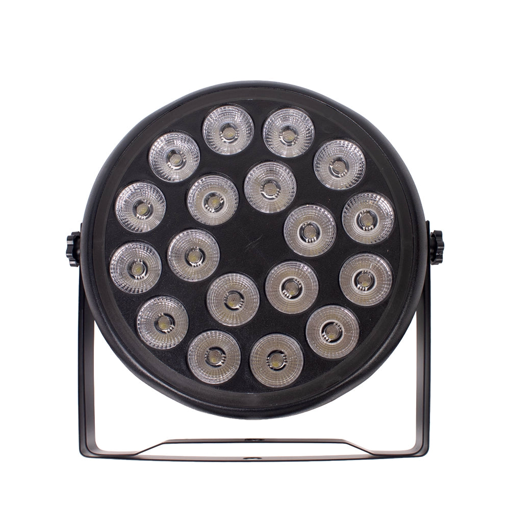 Super Bright HALOPAR Iluminación Par Led 18x7 + Aro Led RGBW