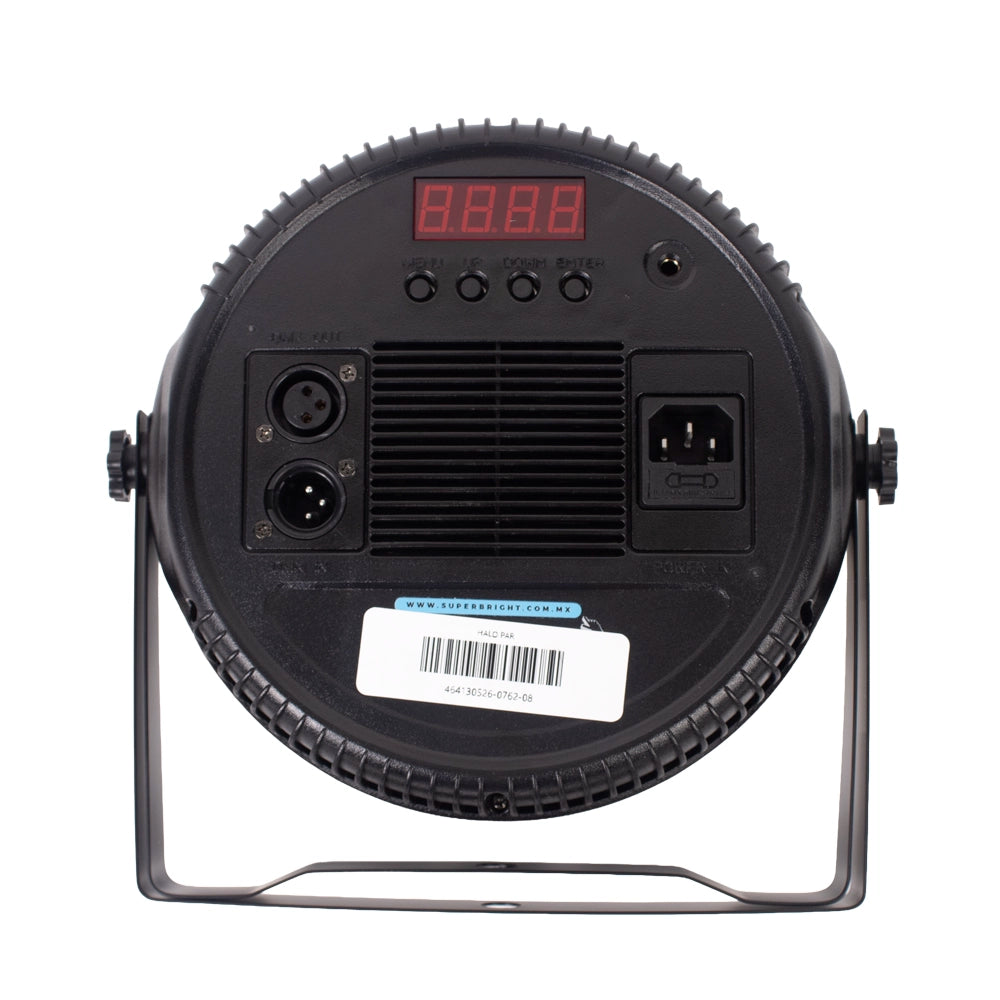 Super Bright HALOPAR Iluminación Par Led 18x7 + Aro Led RGBW