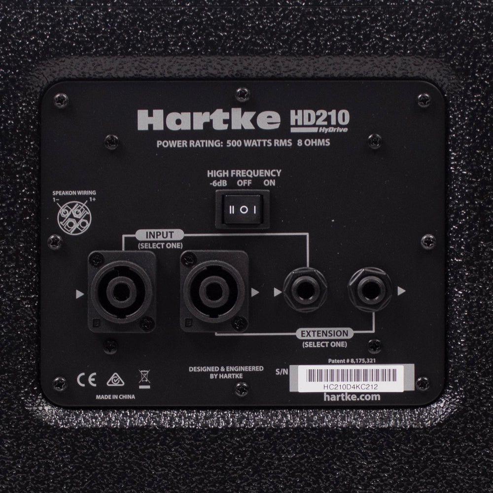 Hartke HD210 Gabinete Bajo Eléctrico 2x10” 500W