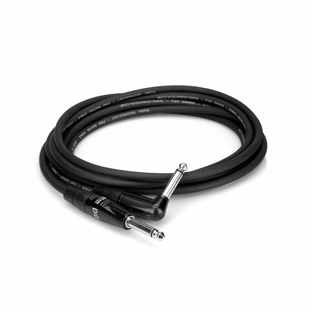Pro Guitar Cable Hosa Hgtr0230R Rean Straight To Right Angle 6 Metros HGTR020R