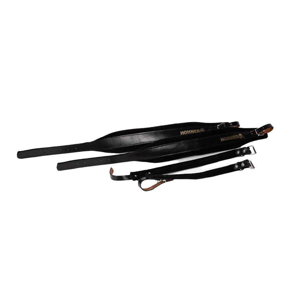 Tahalí Hohner P/Acordeón HOT10BK Piel Negro