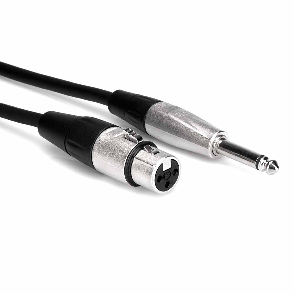Cable Hosa Hxp020 Pro Unbalanced Interconnect Rean Xlr3F To 1/4 In Ts 6 Metros HXP020