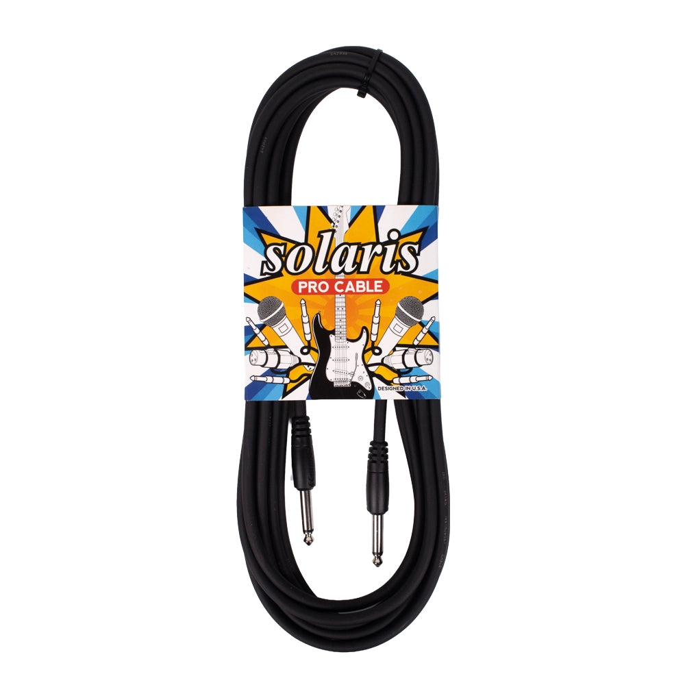 SOLARIS IC2416MBK Cable para Instrumento 6m Negro