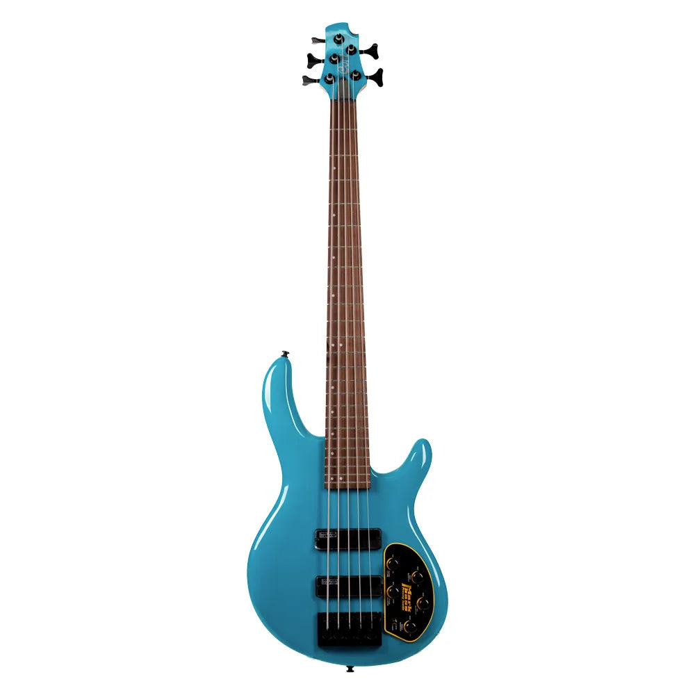 CORT C5DELUXECBL Bajo Eléctrico Artisan Azul 5 Cuerdas
