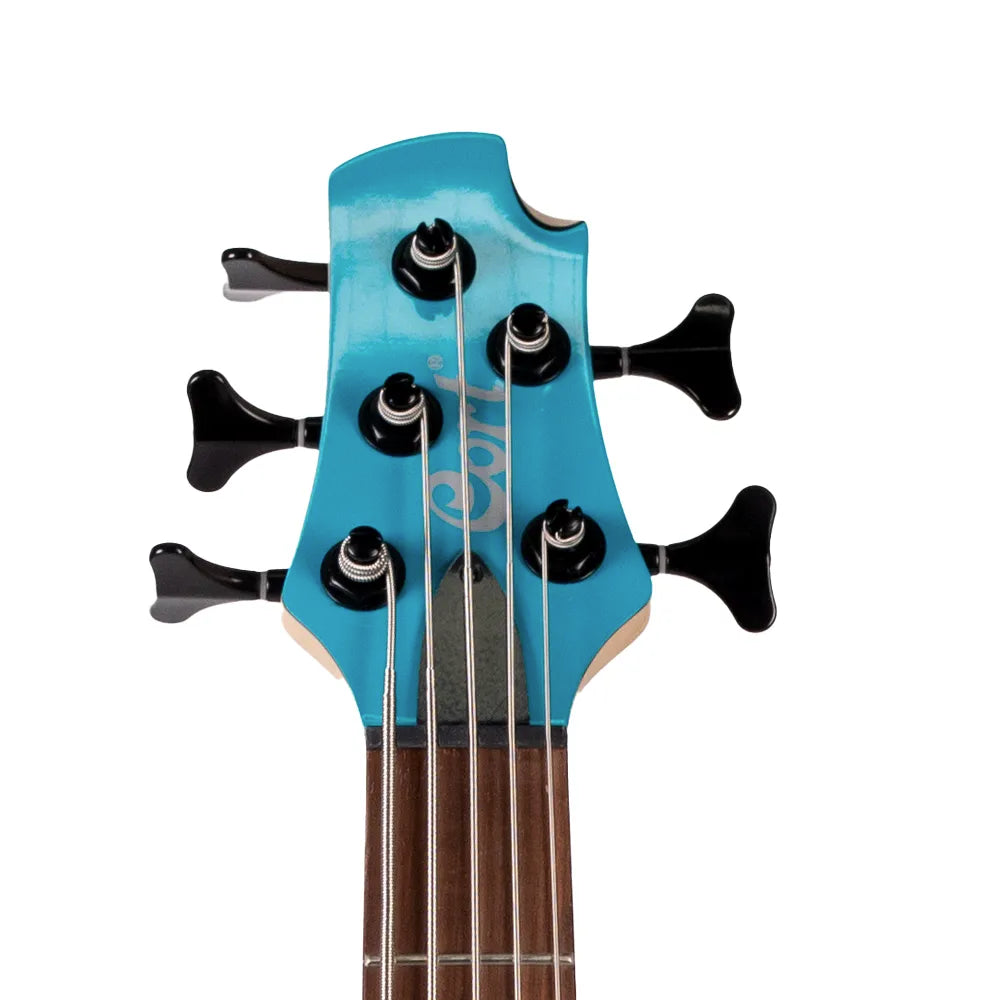 CORT C5DELUXECBL Bajo Eléctrico Artisan Azul 5 Cuerdas