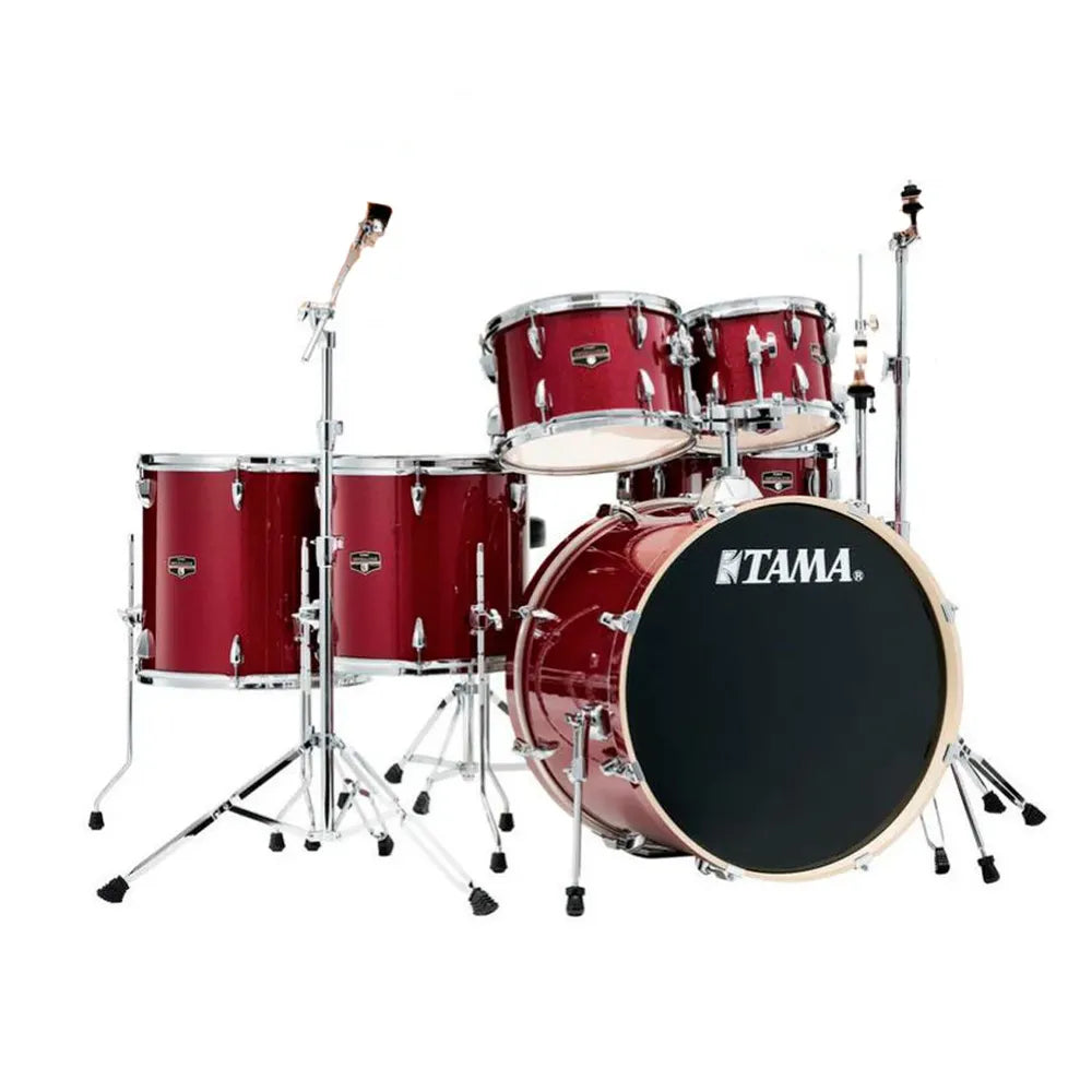 Bateria Tama Ie62H6Wcpm Imperialstar 6 Pzas Rojo Brillante Con Atriles Y Asiento IE62H6WCPM