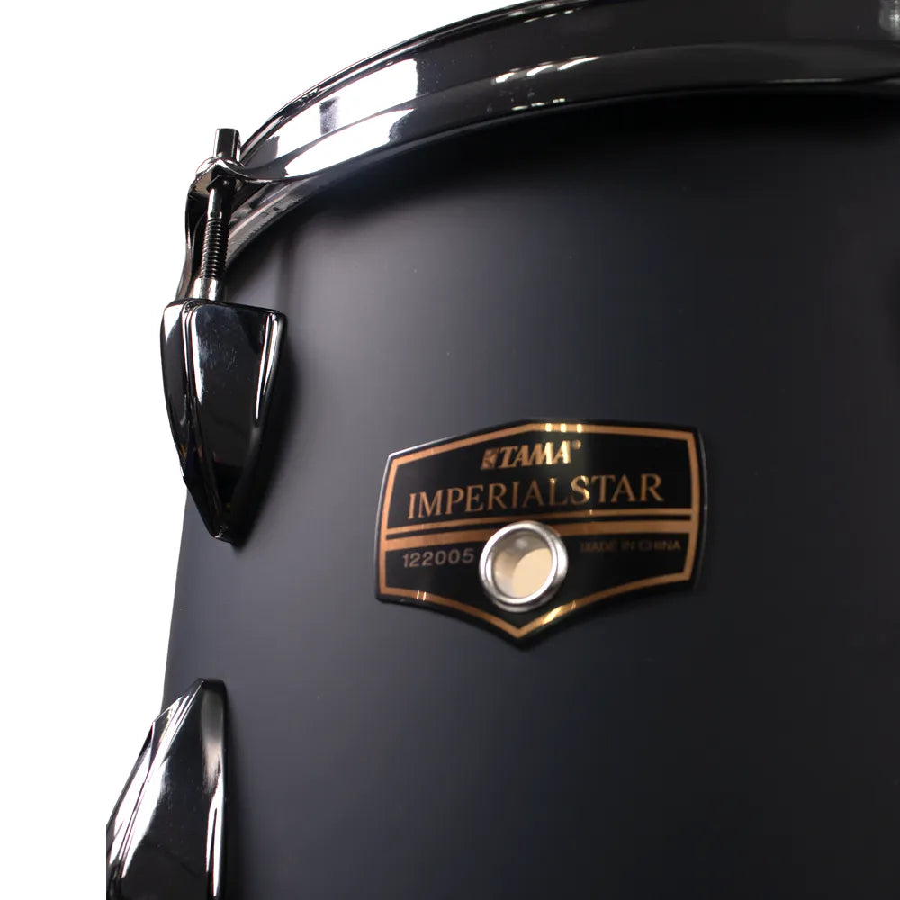 Tama IP52H6WBNBOB Batería Acústica Imperialstar de 5 Piezas Negro Mate con Atriles y Asiento
