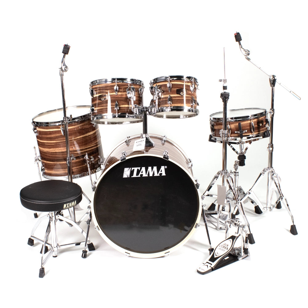 Tama Ip52h6wctw Bateria Imperialstar 5 Piezas Teca Cafe Con Atriles Y Asiento