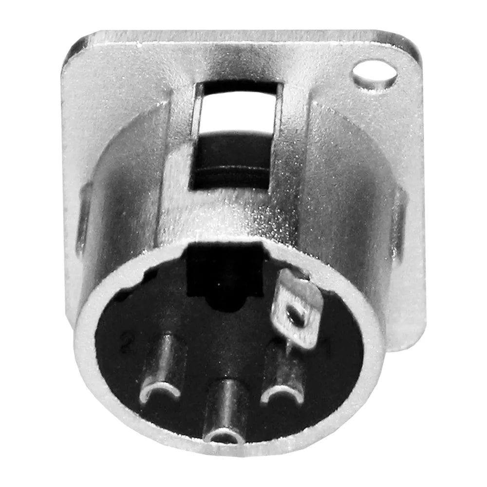 LITEPRO J3F2C Conector  Xlr Chasis Macho Plateado