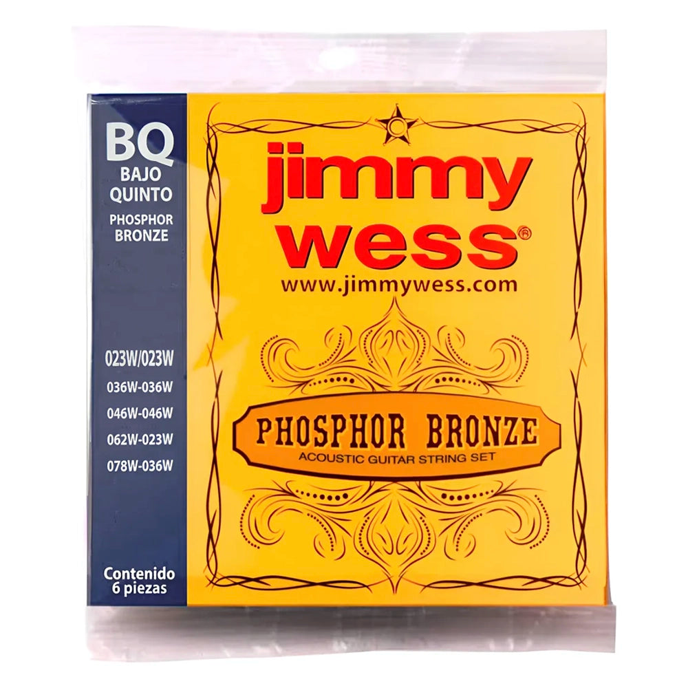 Encordadura Bajo Quinto Jimmy Wess Bronze Phosphor JWBQ800BF