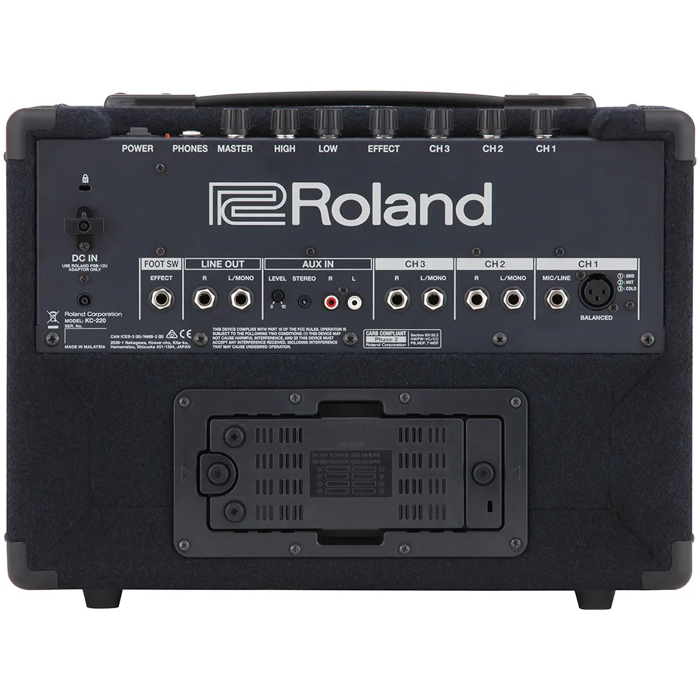 Roland Kc220 Amplificador TecladoEstereo A Pilas 2x6.5" X2 30w