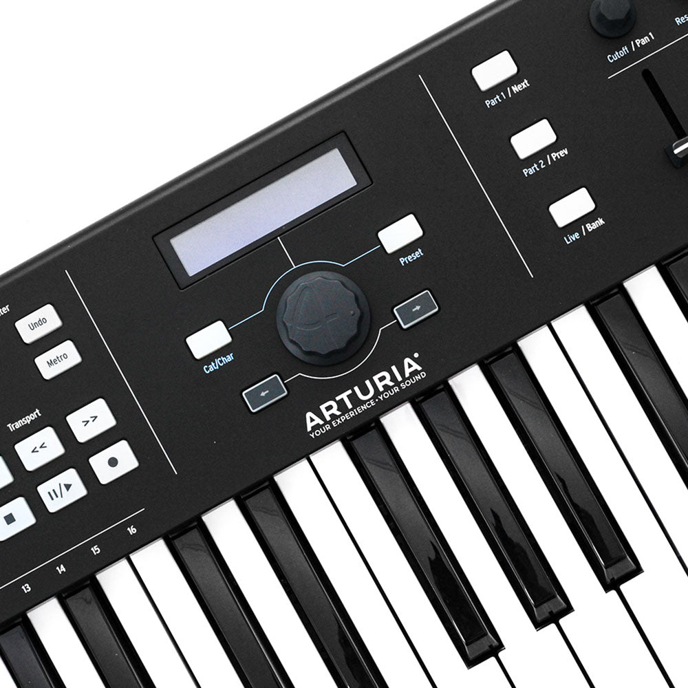 Controlador Arturia Keylab61blk Essential Midi Usb 61 Teclas Black Edition KEYLAB61BLK