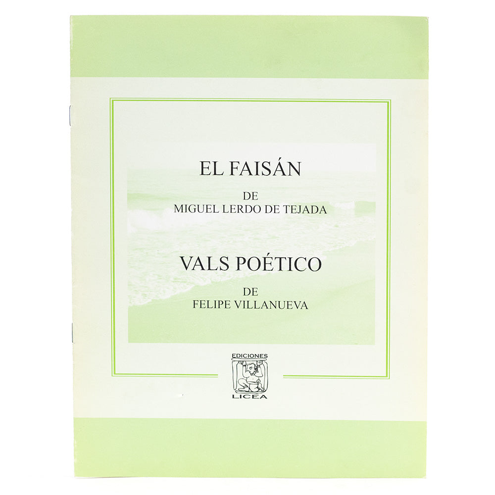Manual Lerdo El Faisán Villanueva Vals Poético Lfvv VEERKAMP LFVV