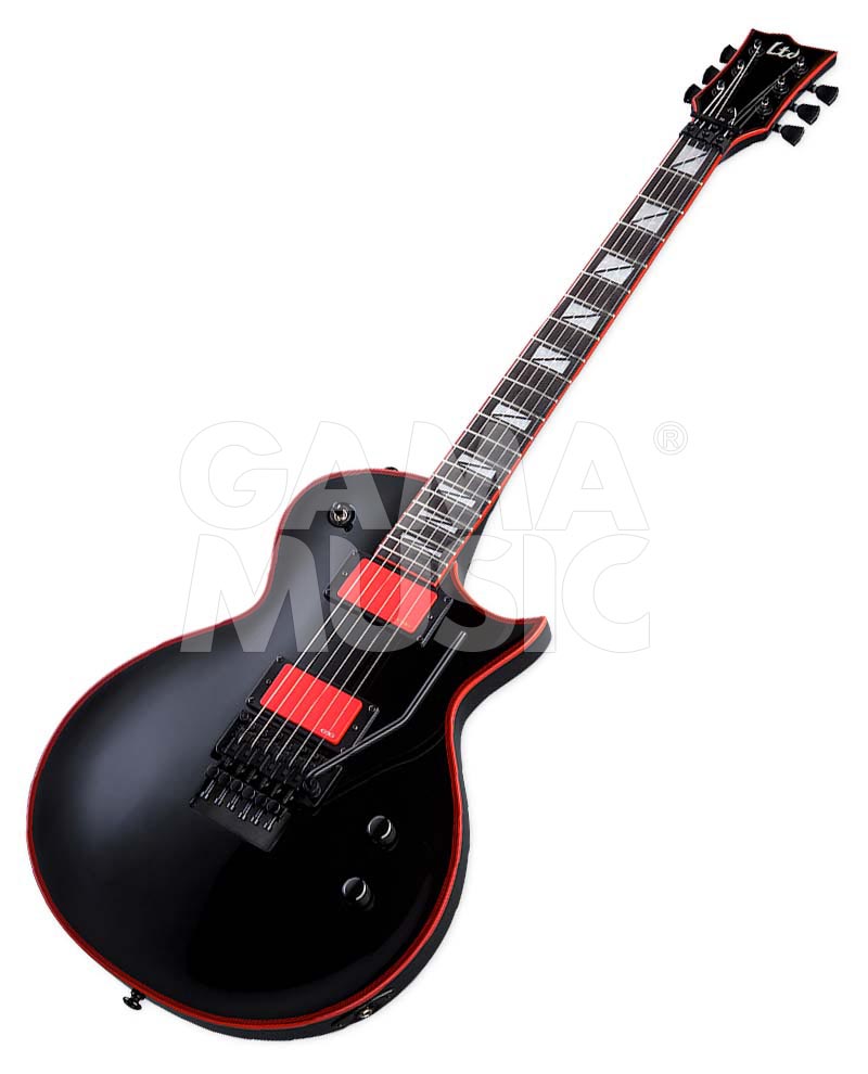 Guitarra Eléctrica Lgh600blk LTD GH-600 Black Red con Estuche Gary Holt
