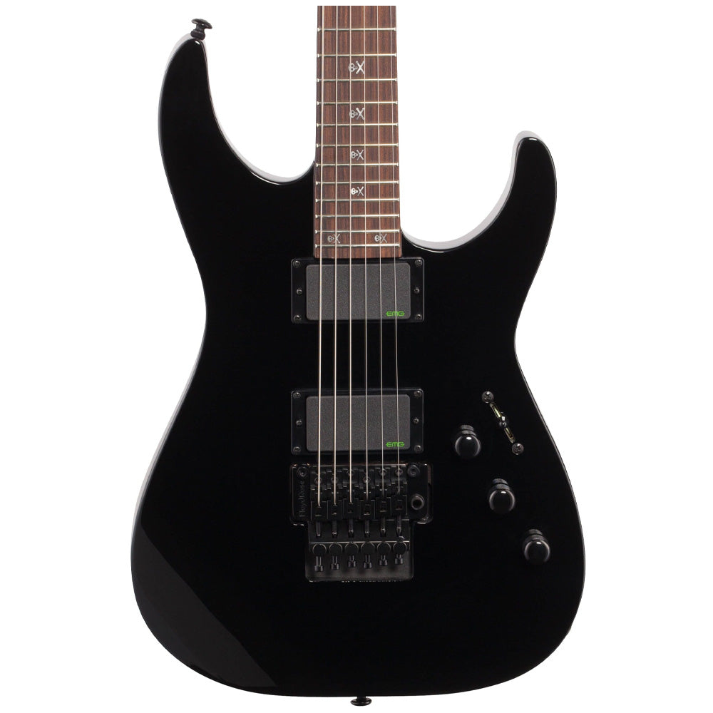 Guitarra Eléctrica Esp Lkh602 Ltd Kirk Hammett Signature Negra con Estuche Cmhff LKH602