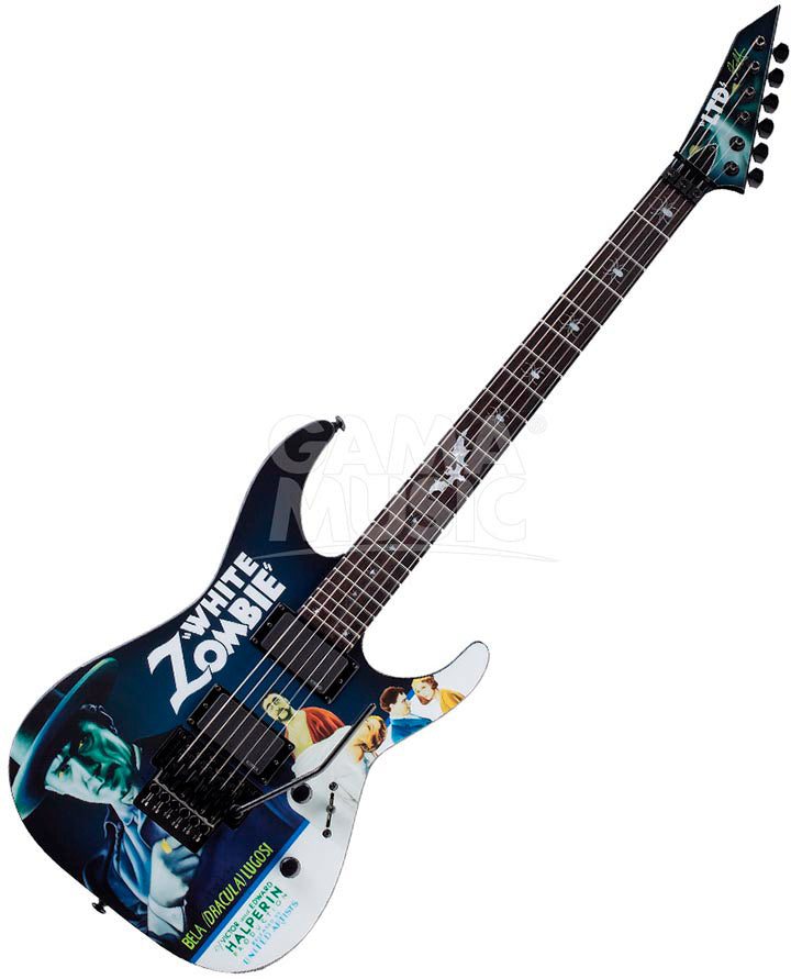 LTD KH-WZ White Zombie Kirk Hammett Signature Guitarra Eléctrica LKHWZ