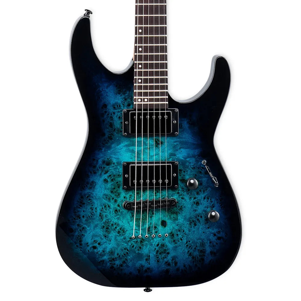 ESP LTD LM200DXNTBLB Guitarra Eléctrica Azul Burst