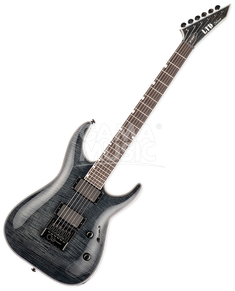Guitarra Eléctrica MH-100 Evertune Flamed Maple See Thru Black
