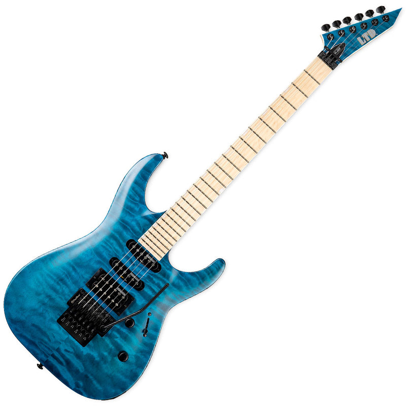 Guitarra Eléctrica MH-203 Quilted Maple See Thru Blue