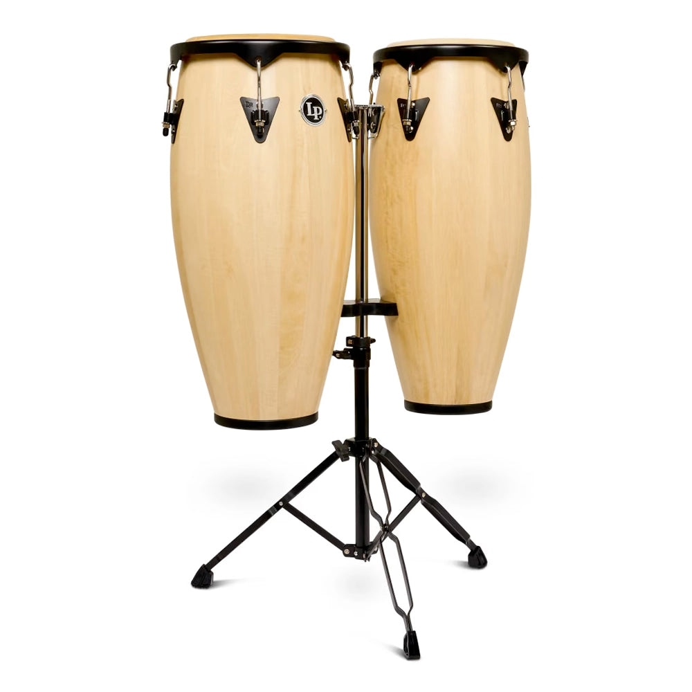 Lp LP646NYIIAW Congas 10" y 11" Mango Natural con Atril