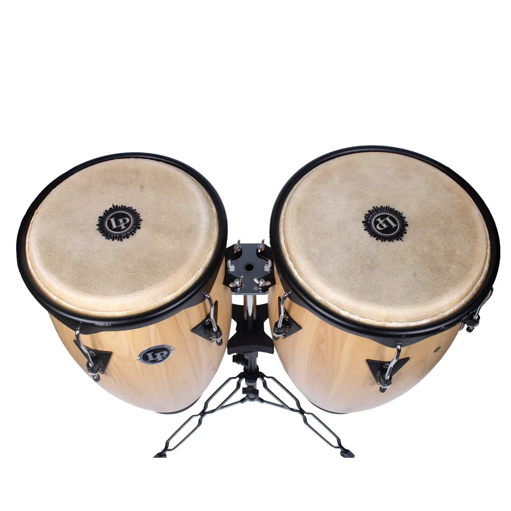 Congas LP City 11&12 in Madera Natural con Atril LP647NYAW