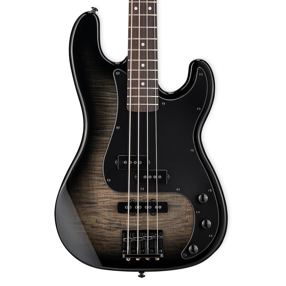 Esp LSURV204DXBLKBURST Bajo Eléctrico LTD Surveyor204DX Black Burst