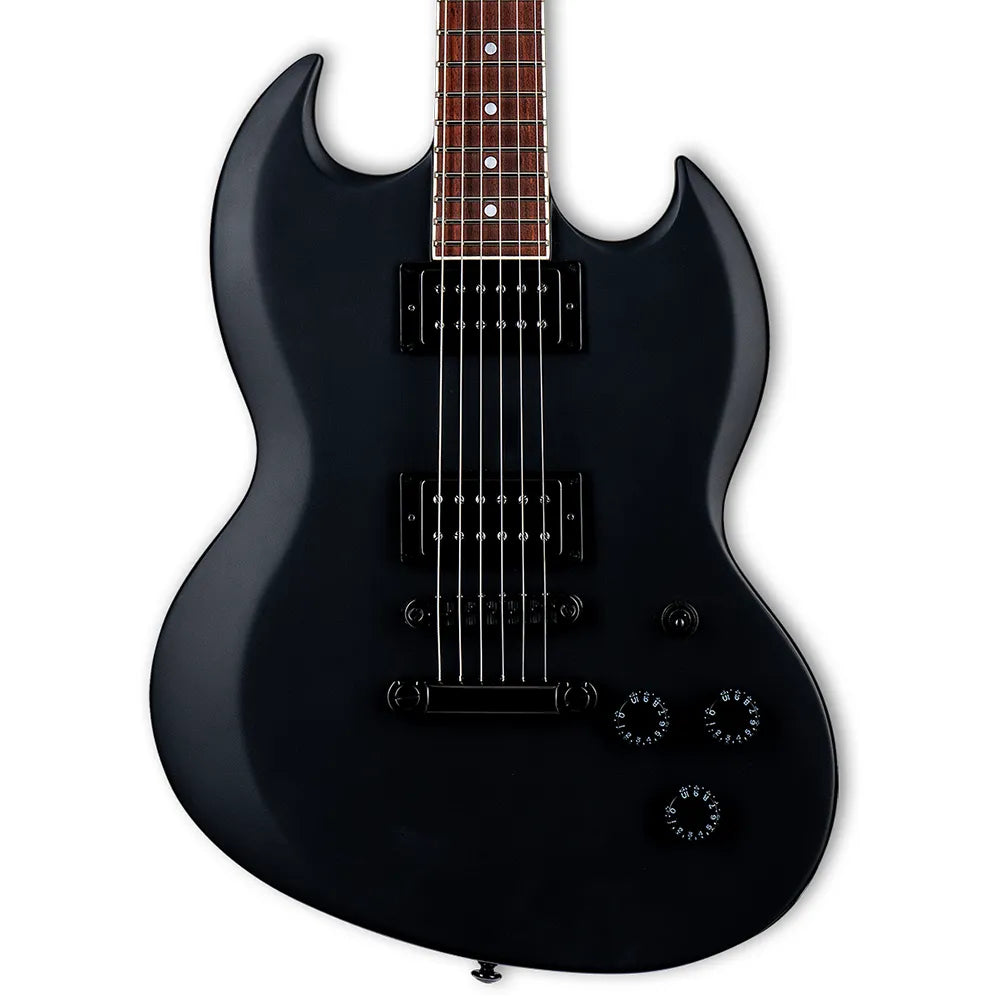 LTD ESP Lvolsung200blk Guitarra Eléctrica Ltd Volsung 200 Black Satin