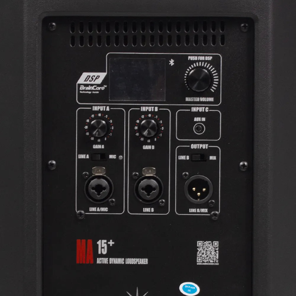 Audiocenter MA15Plus Bafle Amplificado 15" Speaker